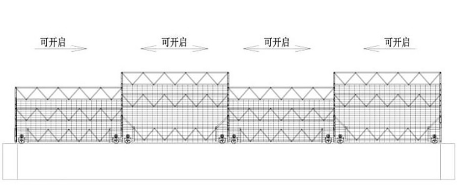 滑動(dòng)式污水池密封罩